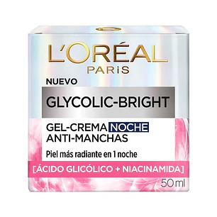 Crema Facial Loreal Glycolic Noche x 50 ml