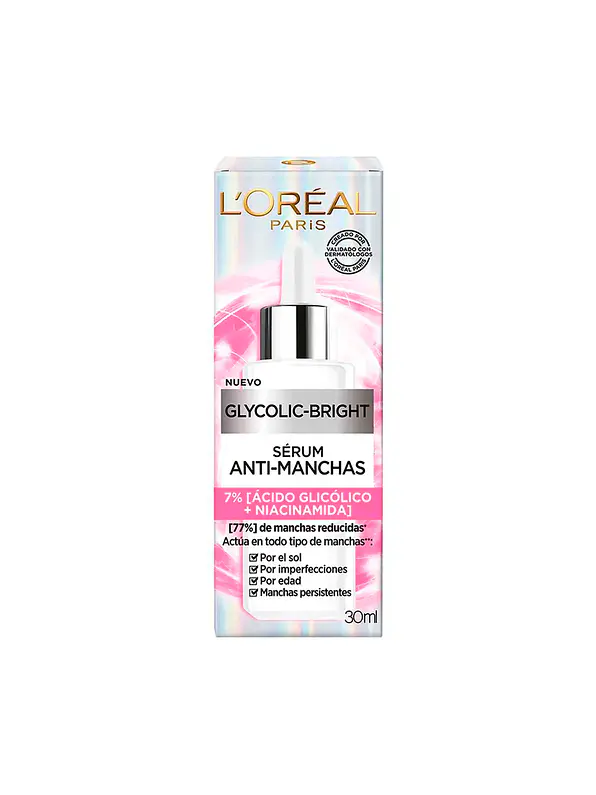 Serum Facial Loreal Glycolic Antimanchas X 30ml 2