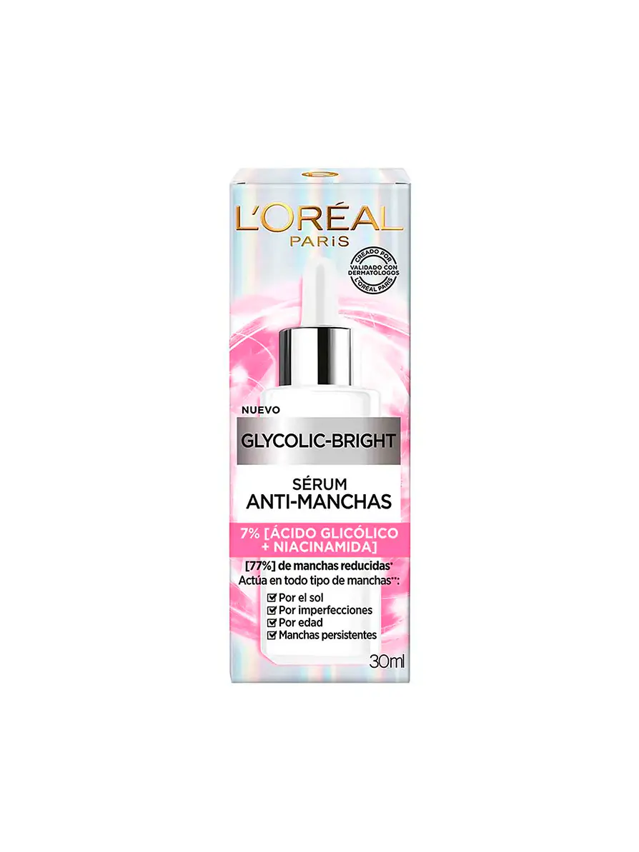 Serum Facial Loreal Glycolic Antimanchas X 30ml 2