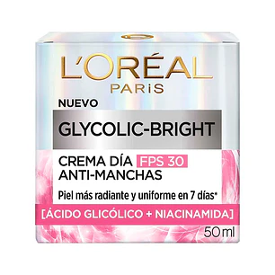 Crema Facial Loreal Glycolic Dia Fps 30 X 50ml