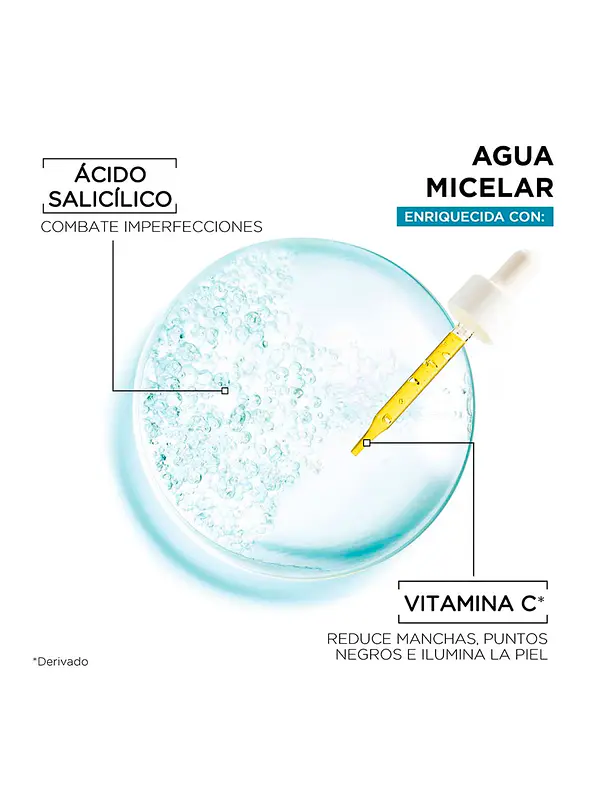 Agua Micelar Express Aclara Anti-imperfecciones con Ácido Salicílico 3