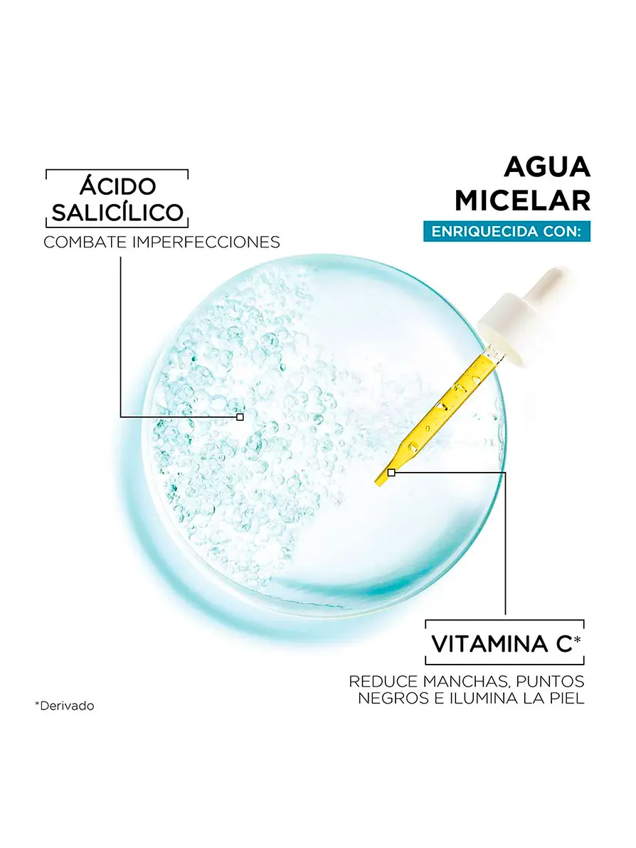 Agua Micelar Express Aclara Anti-imperfecciones con Ácido Salicílico 3