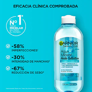 Agua Micelar Express Aclara Anti-imperfecciones con Ácido Salicílico