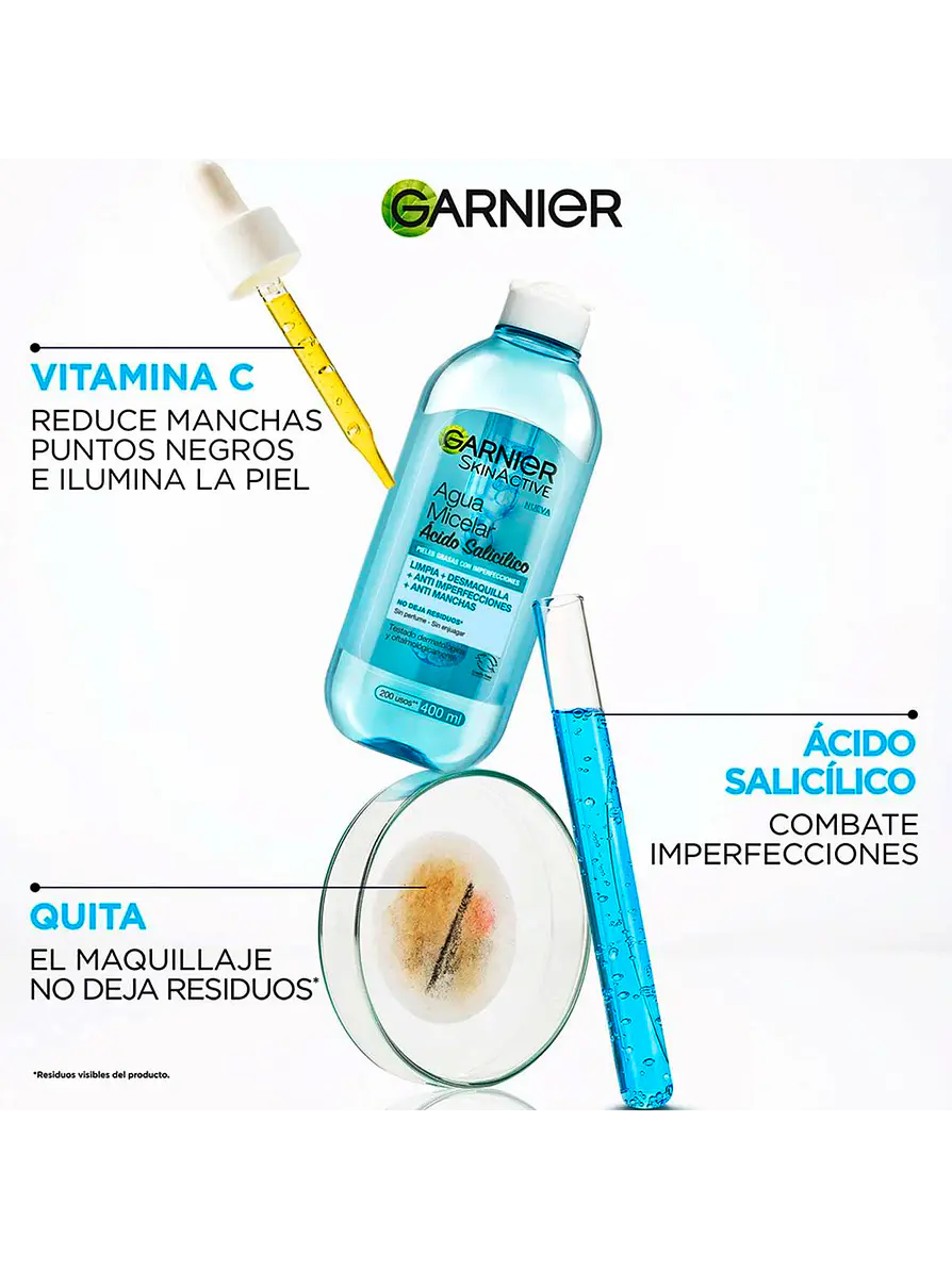 Agua Micelar Express Aclara Anti-imperfecciones con Ácido Salicílico 4