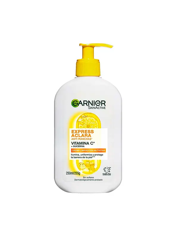 Crema Limpiadora Nutritiva Garnier Express Aclara 250 ml 1