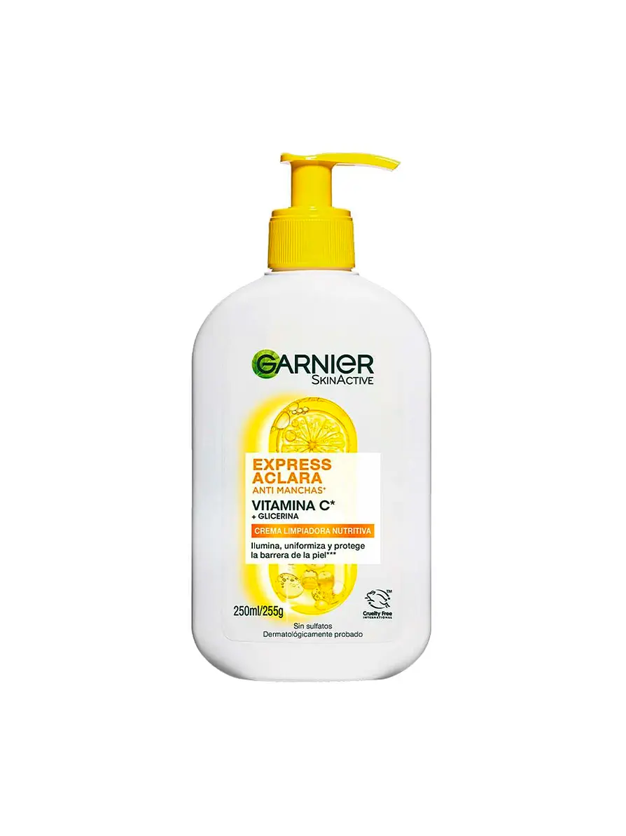 Crema Limpiadora Nutritiva Garnier Express Aclara 250 ml 1