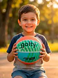 Balón De Baloncesto Para Niños Golty #3 Naranja/Verde - Miniatura 5