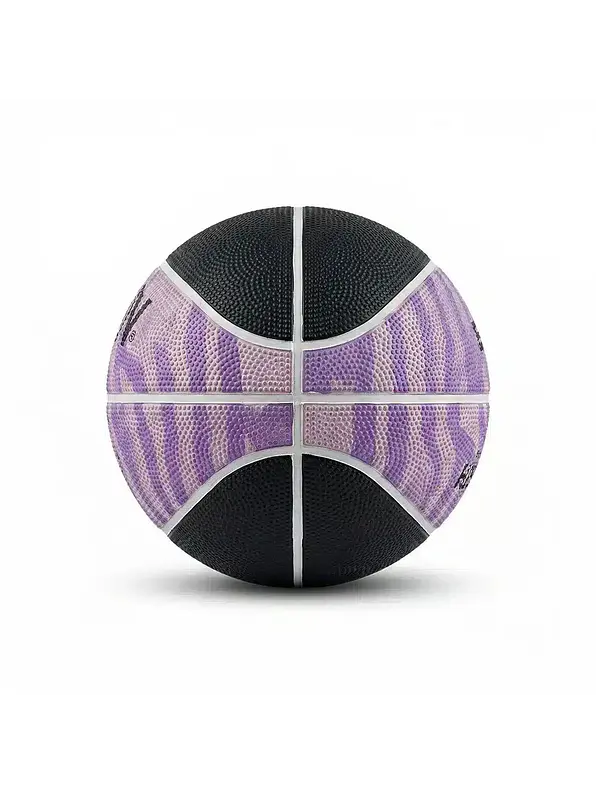 Balón De Baloncesto Para Niños Golty #3 Negro/Morado 4