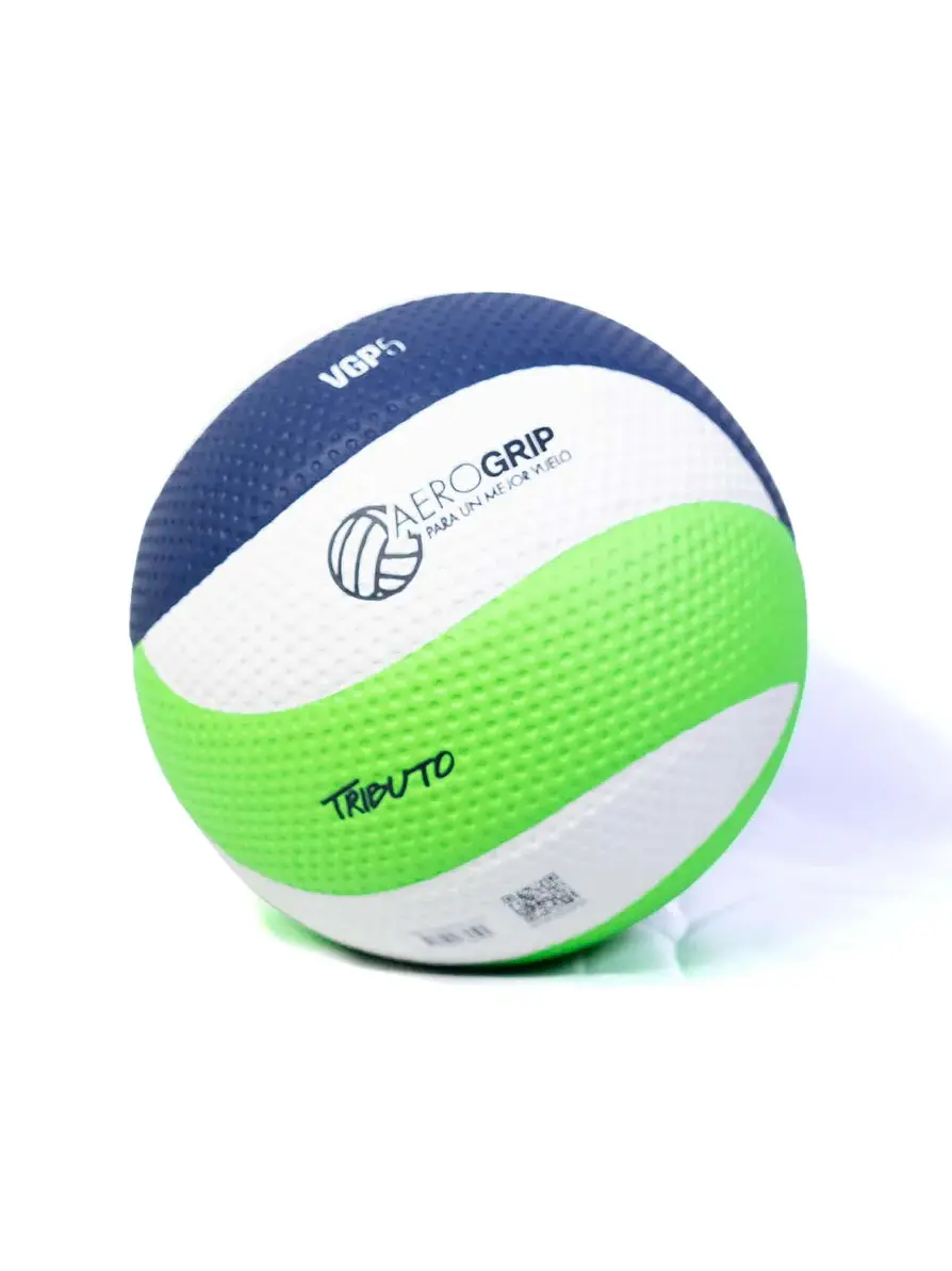Balón De Voleibol Profesional Golty Tributo #5 Verde/Azul 2