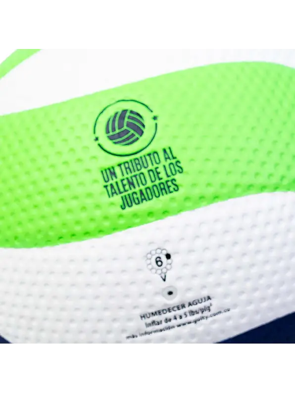 Balón De Voleibol Profesional Golty Tributo #5 Verde/Azul 5