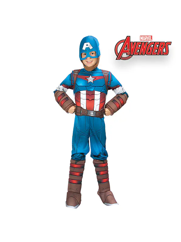 Disfraz Capitán América Avengers DLX 1