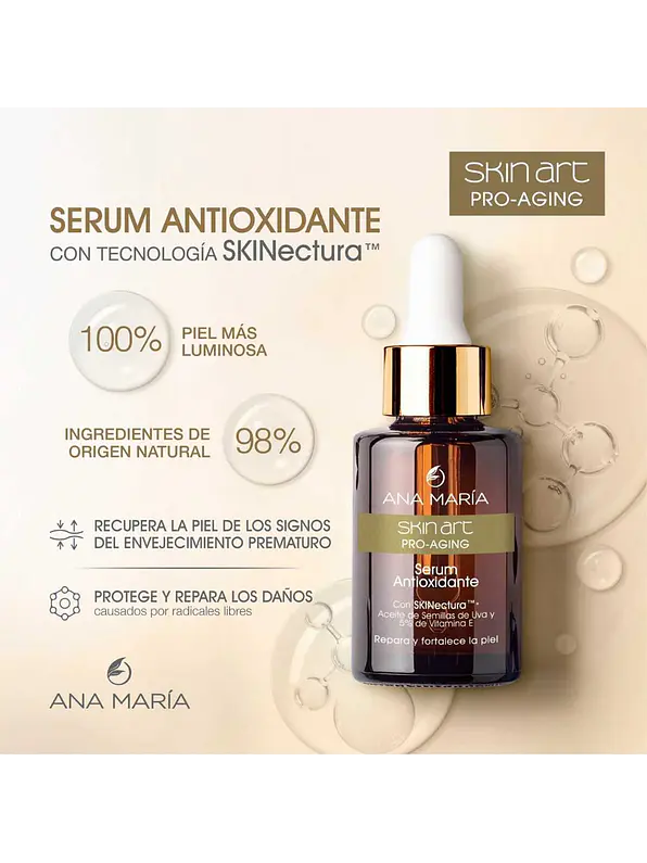Skin Art Suero Antioxidante Skinectura 30 Ml Ana Maria 3