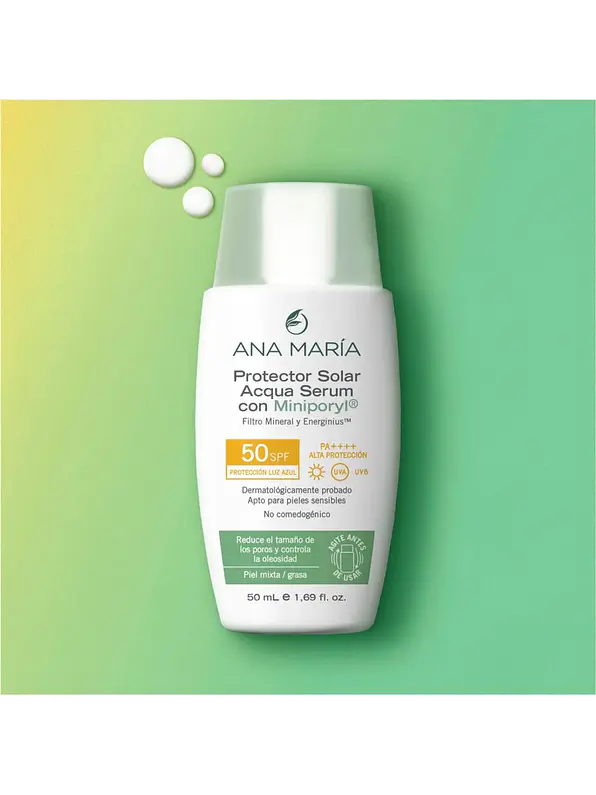 Protector Solar Acqua Serum Con Miniporyl 50 Ml Ana Maria 3