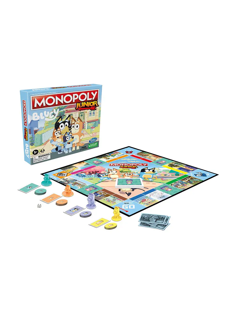Monopoly Junior Bluey Hasbro Gaming 1