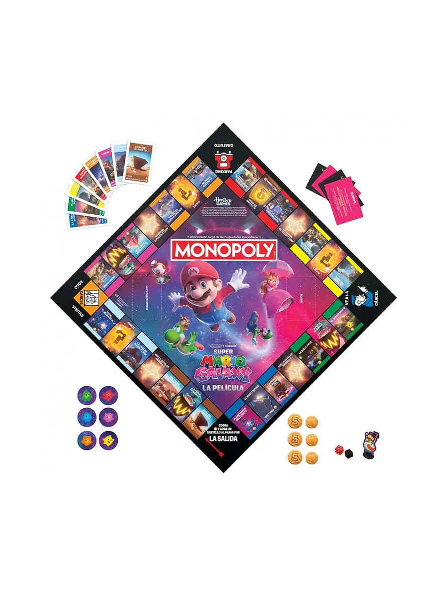 Monopoly Super Mario Galaxy Hasbro Gaming 2