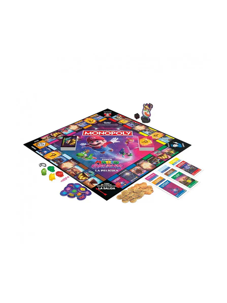 Monopoly Super Mario Galaxy Hasbro Gaming 3