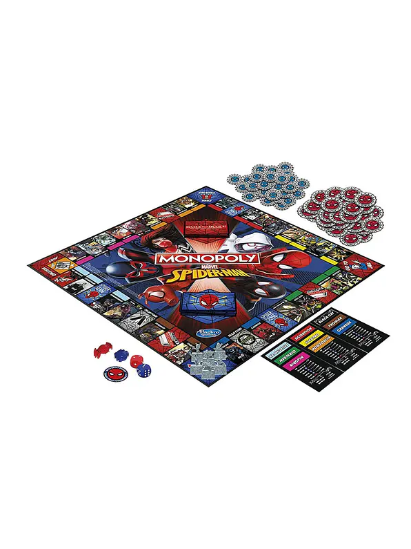 Monopoly Marvel Spiderman Hasbro Gaming 2