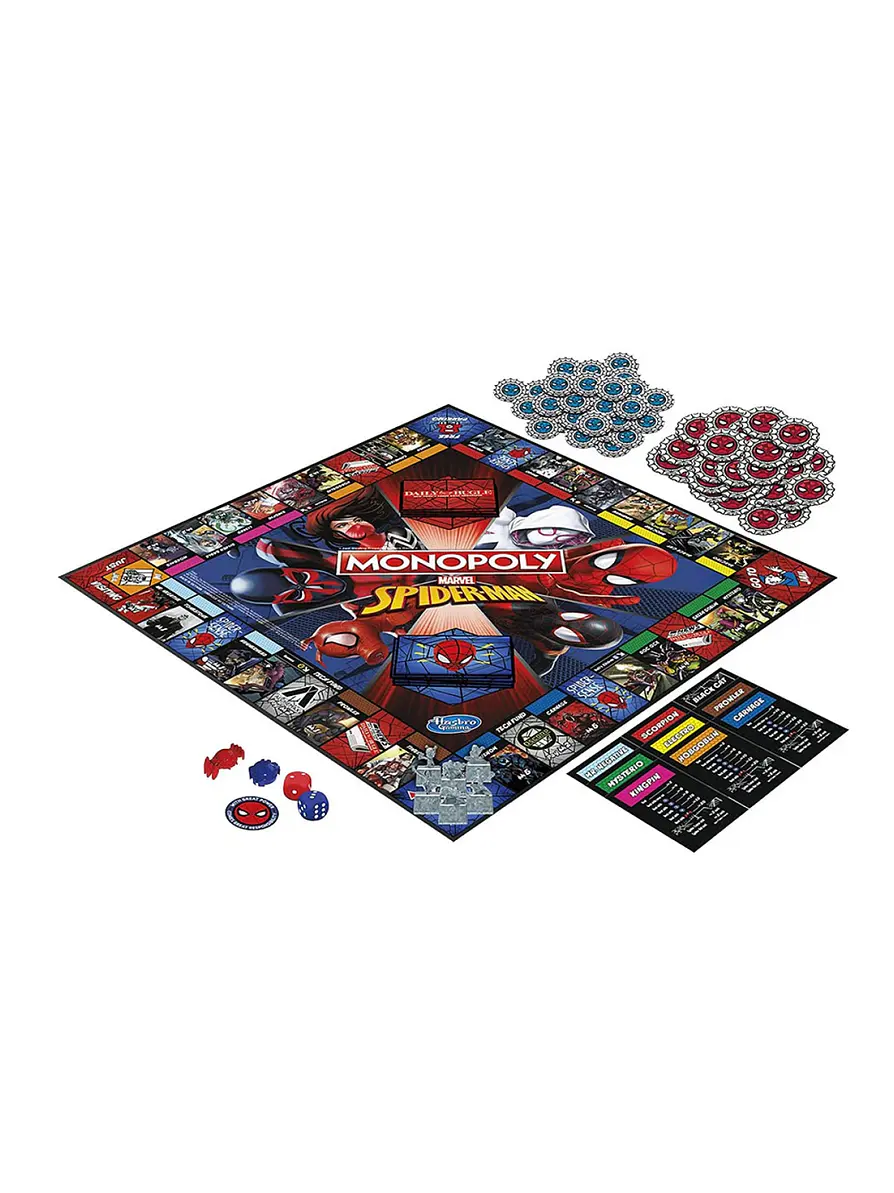 Monopoly Marvel Spiderman Hasbro Gaming 2