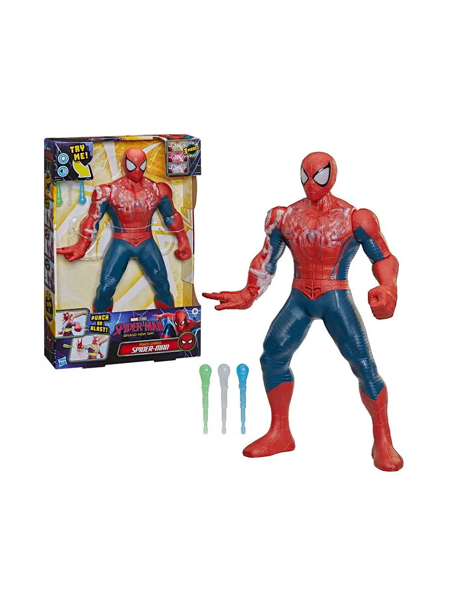 Figura Spiderman Energizado Brand New Day Hasbro 1