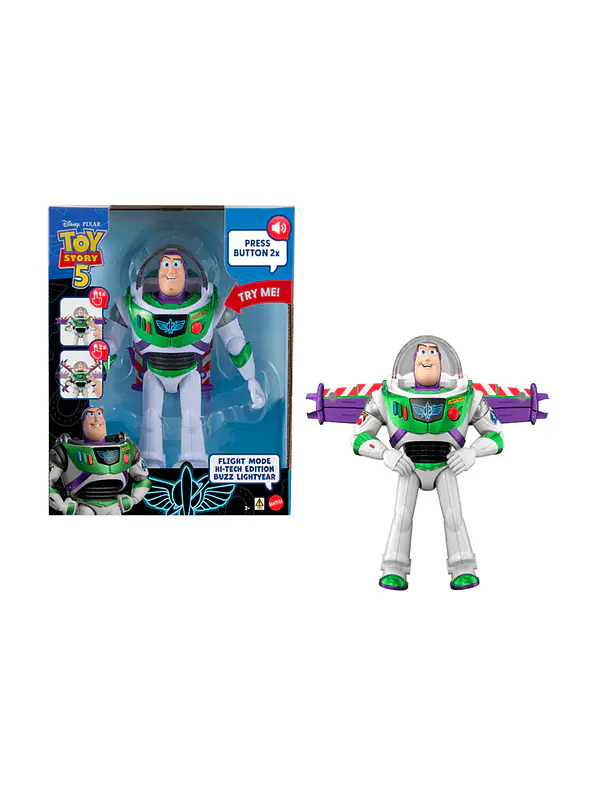 Toy Story Buzz Lightyear Modo Vuelo Mattel 1