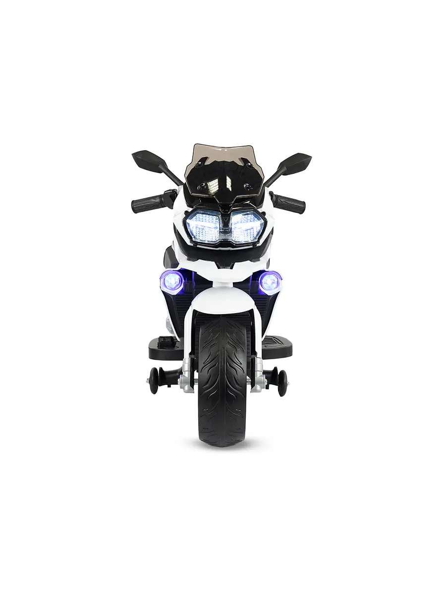 Moto Storm White 6V Ruedas Goma Eva 5