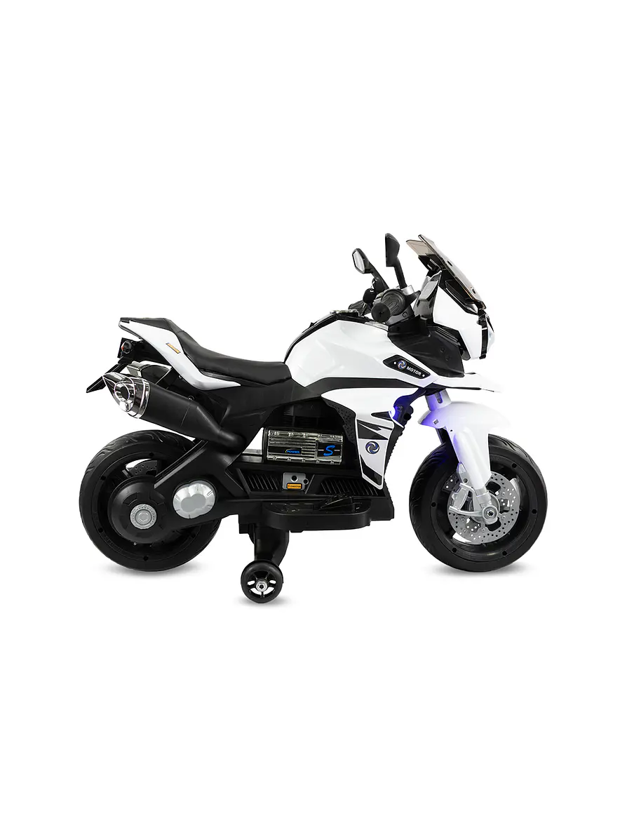 Moto Storm White 6V Ruedas Goma Eva 3