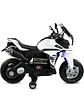 Moto Storm White 6V Ruedas Goma Eva - Miniatura 3