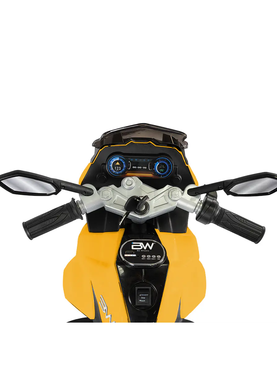 Moto Storm Yellow 6V Ruedas Goma EVA 4