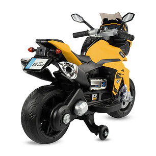 Moto Storm Yellow 6V Ruedas Goma EVA