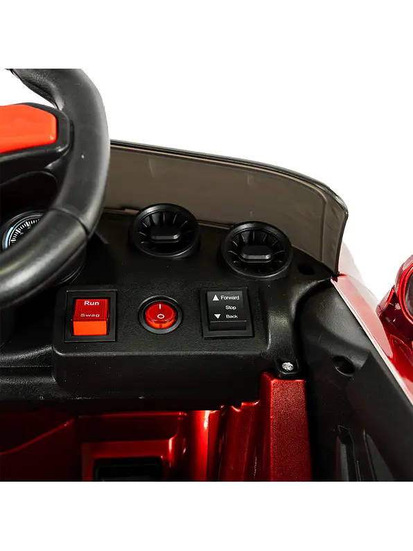 Automovil 718 Cayman Red Metalizado 6V 5