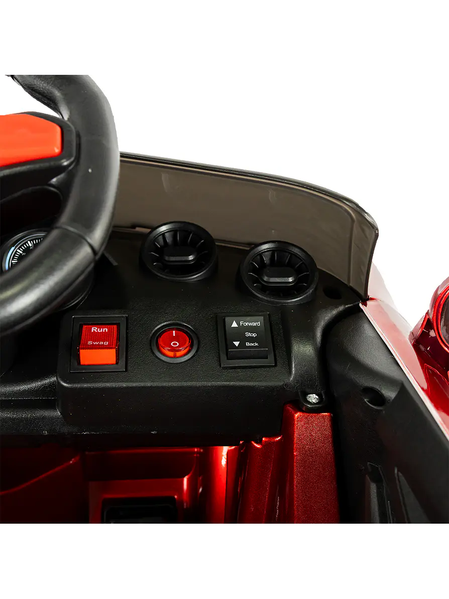 Automovil 718 Cayman Red Metalizado 6V 5
