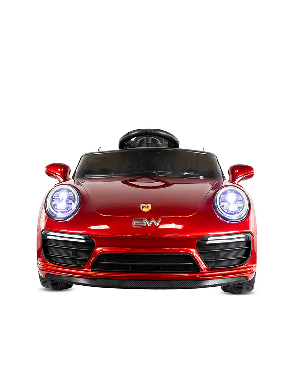 Automovil 718 Cayman Red Metalizado 6V 2