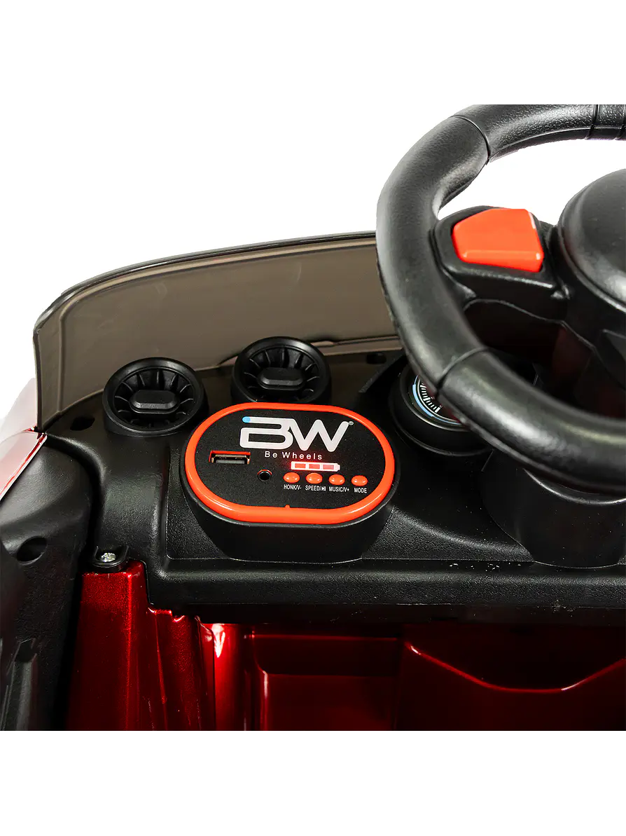 Automovil 718 Cayman Red Metalizado 6V 7