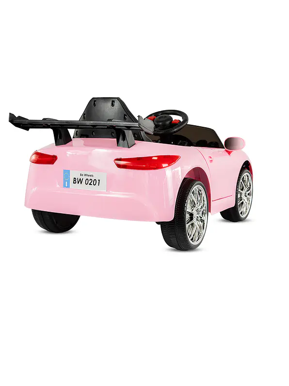 Automovil 718 Cayman Pink Metalizado 6V 3