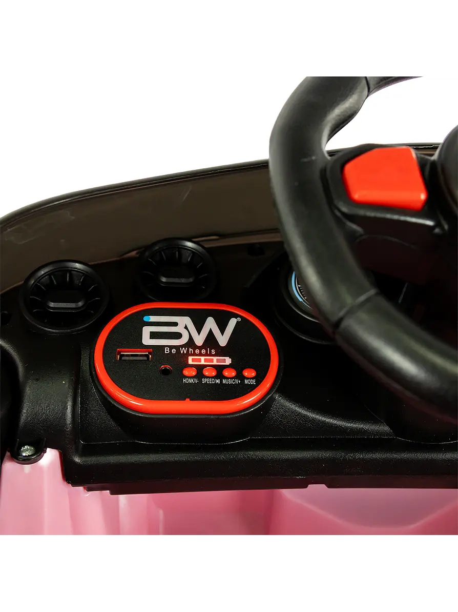Automovil 718 Cayman Pink Metalizado 6V 7
