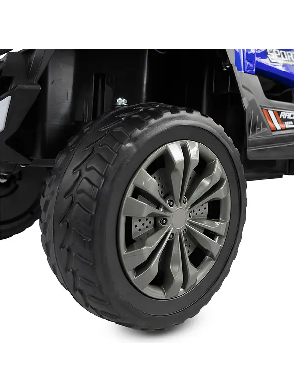 Vehículo Todo Terreno Super Trail Blue 12V Con Rueda Eva 6