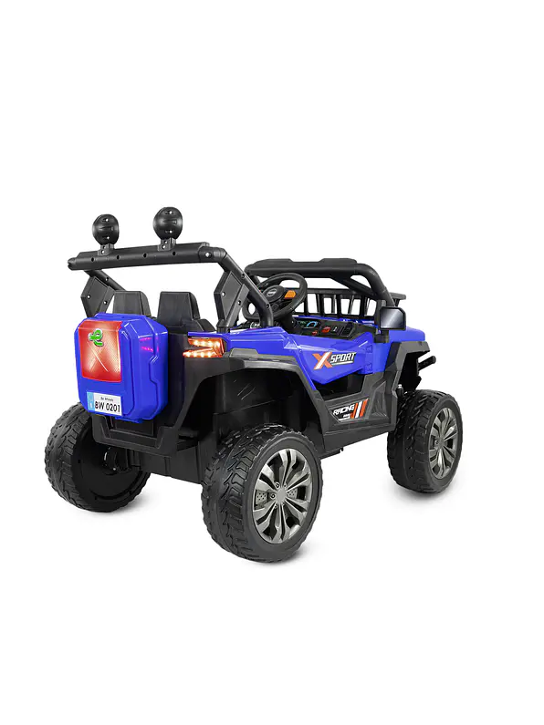 Vehículo Todo Terreno Super Trail Blue 12V Con Rueda Eva 5