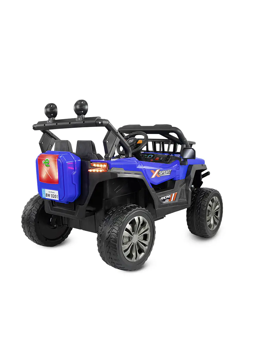 Vehículo Todo Terreno Super Trail Blue 12V Con Rueda Eva 5