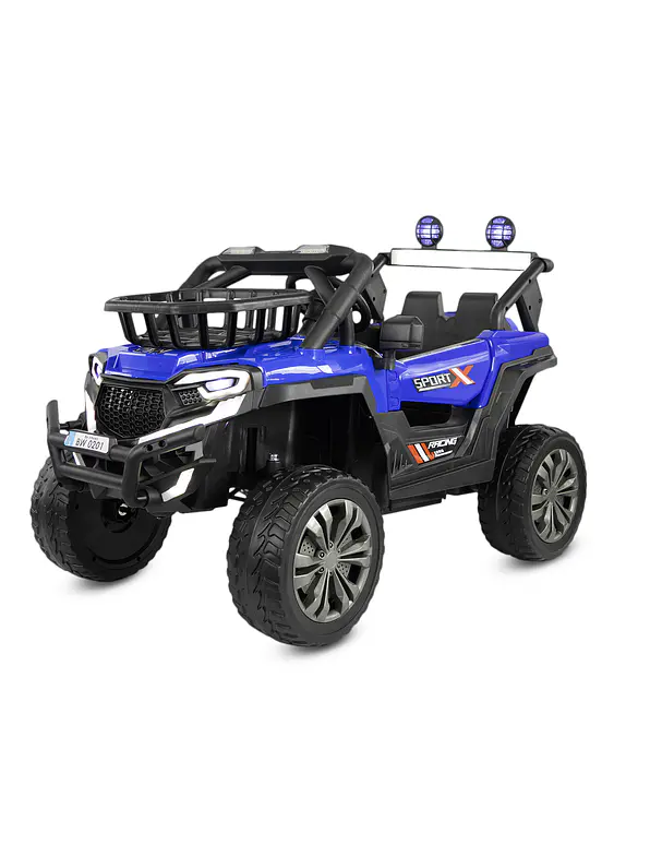 Vehículo Todo Terreno Super Trail Blue 12V Con Rueda Eva 1