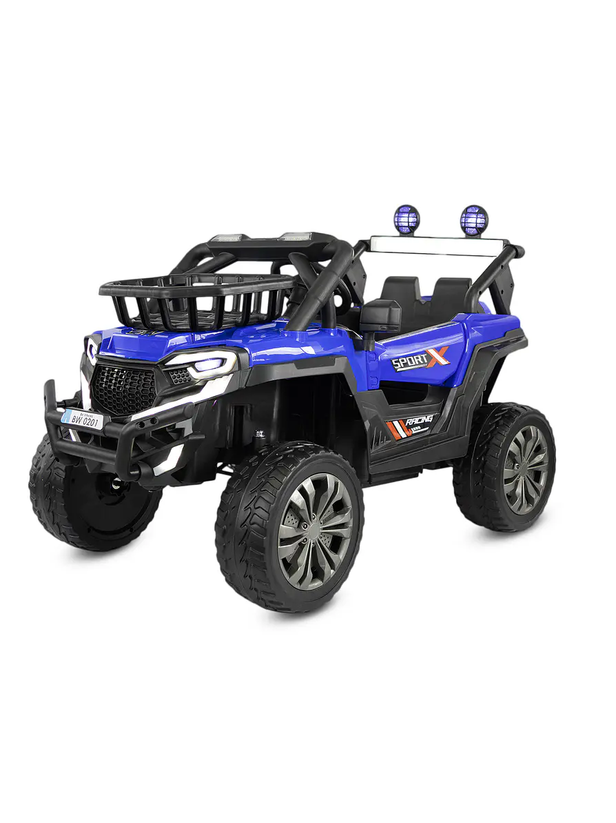 Vehículo Todo Terreno Super Trail Blue 12V Con Rueda Eva 1