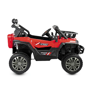 Vehículo Todo Terreno Super Trail Red 12V Con Rueda Eva