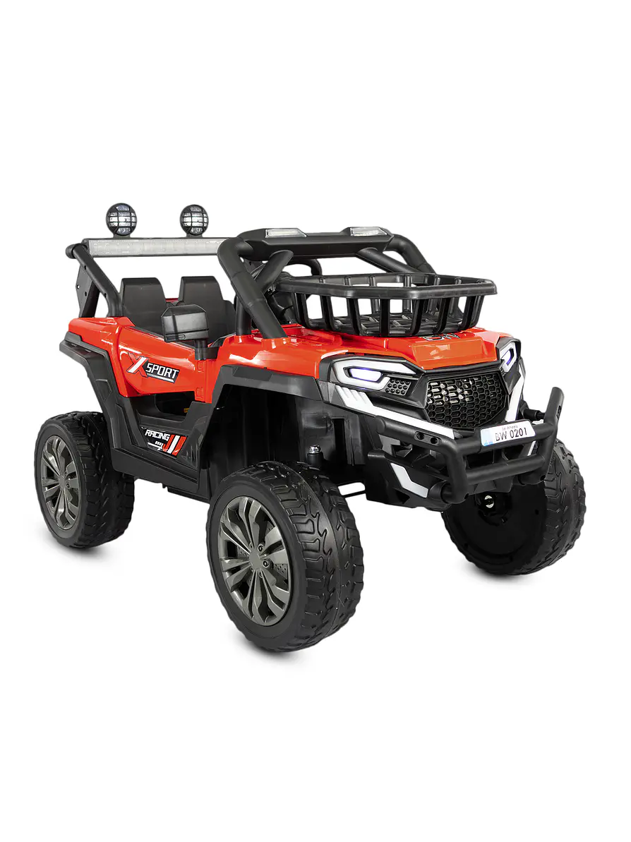 Vehículo Todo Terreno Super Trail Red 12V Con Rueda Eva 1