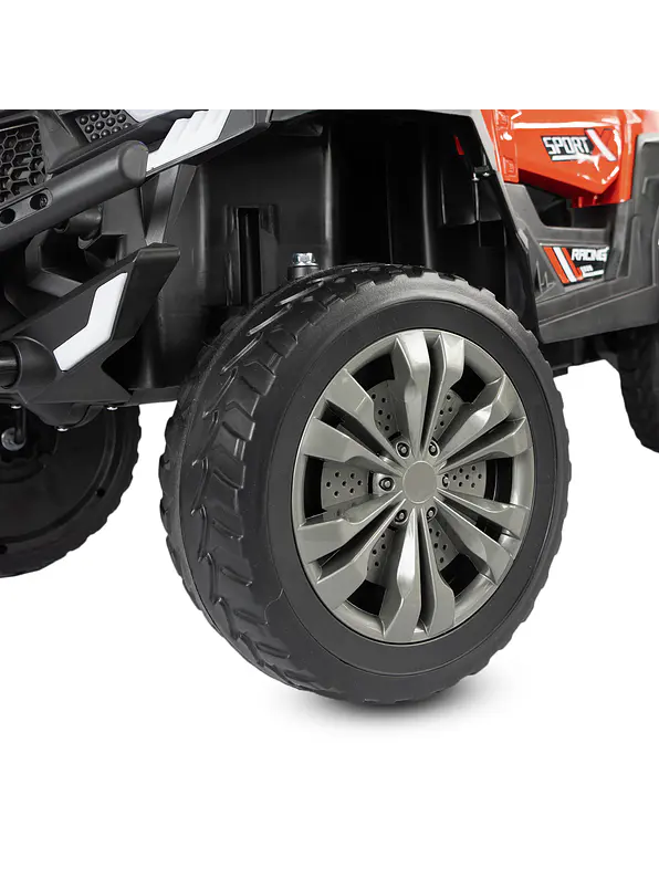 Vehículo Todo Terreno Super Trail Red 12V Con Rueda Eva 6