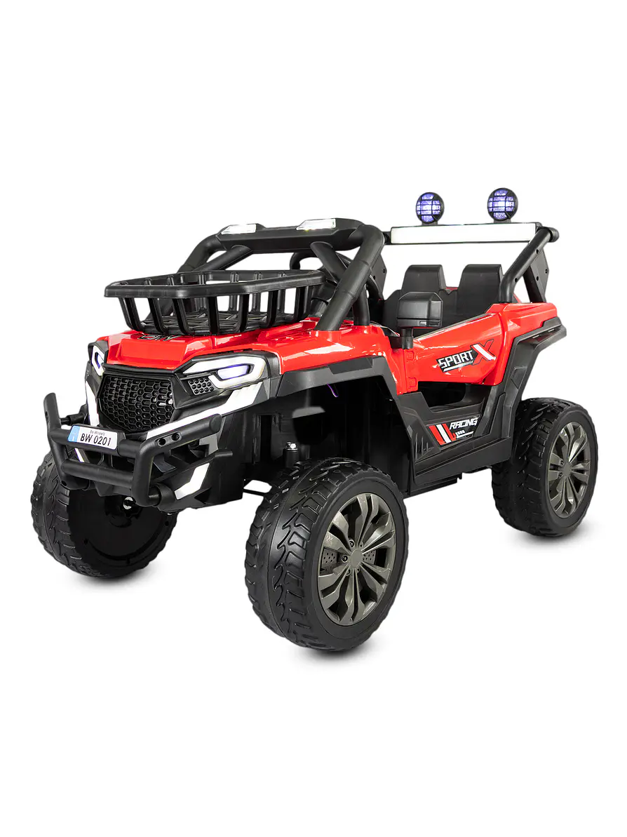 Vehículo Todo Terreno Super Trail Red 12V Con Rueda Eva 4
