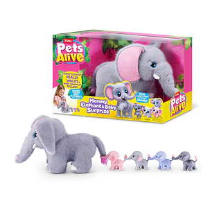 Pets Alive Mamá Elefante & Bebe Sorpresa Zuru
