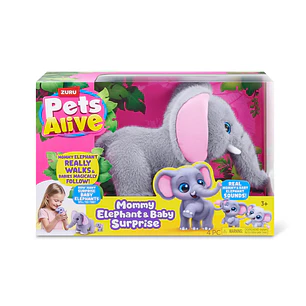 Pets Alive Mamá Elefante & Bebe Sorpresa Zuru