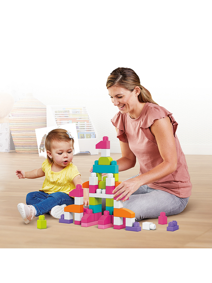 Mega Block Bolsa Rosada 6