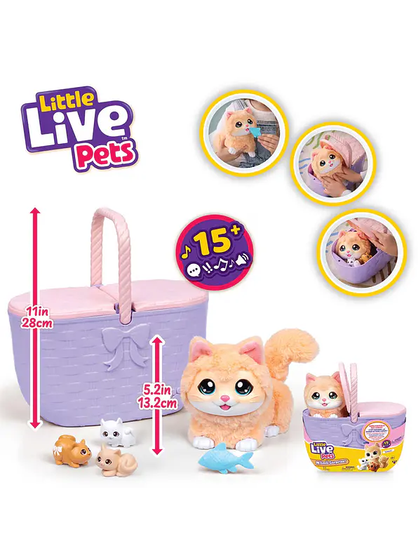 Little Live Pets Mamá Gata Sorpresa 3