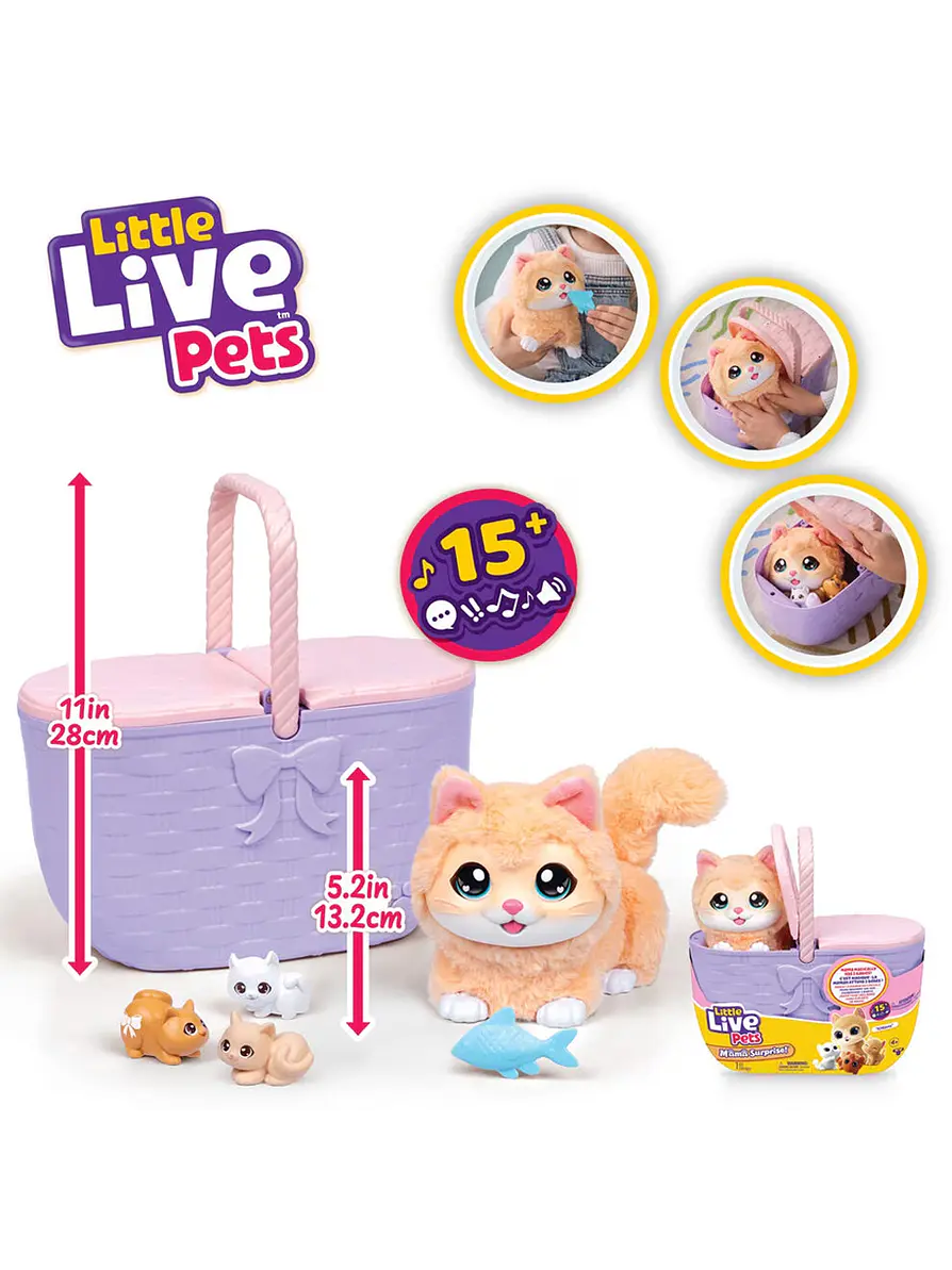 Little Live Pets Mamá Gata Sorpresa 3
