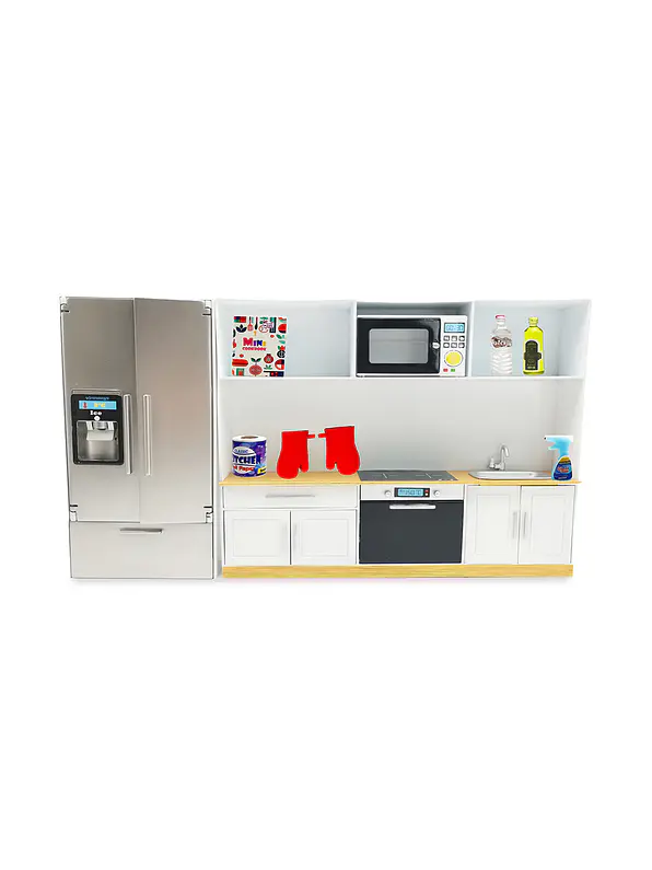 Mini World Collection Playset Cocina + 3 Esferas 1